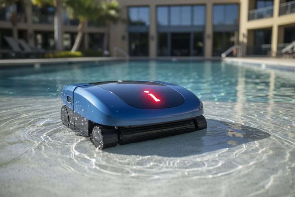 Robot piscine Zodiac : voyant « i » clignote ? Causes et solutions