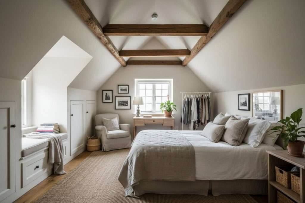Chambre sous comble très bas : optimiser l’espace et le confort