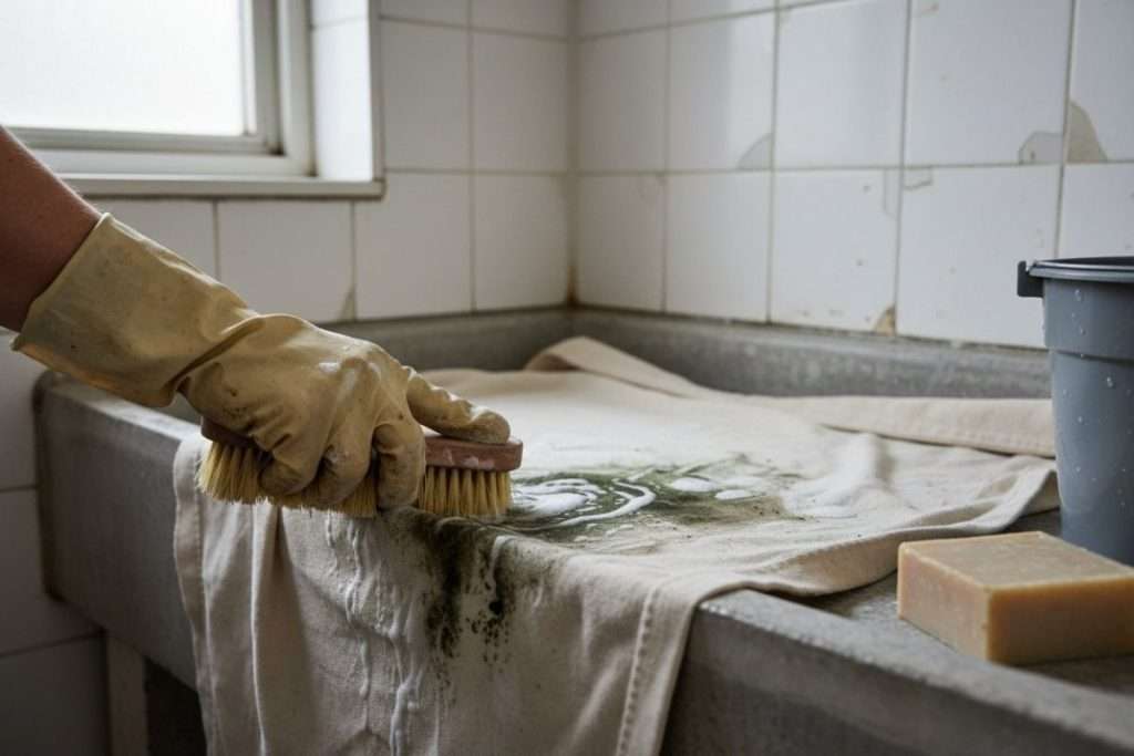 Comment enlever des taches de moisissures sur un tissu ?
