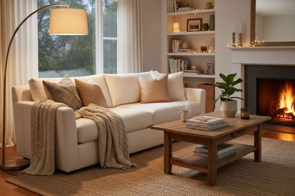 Salon cocooning scandinave : aménager un intérieur chaleureux