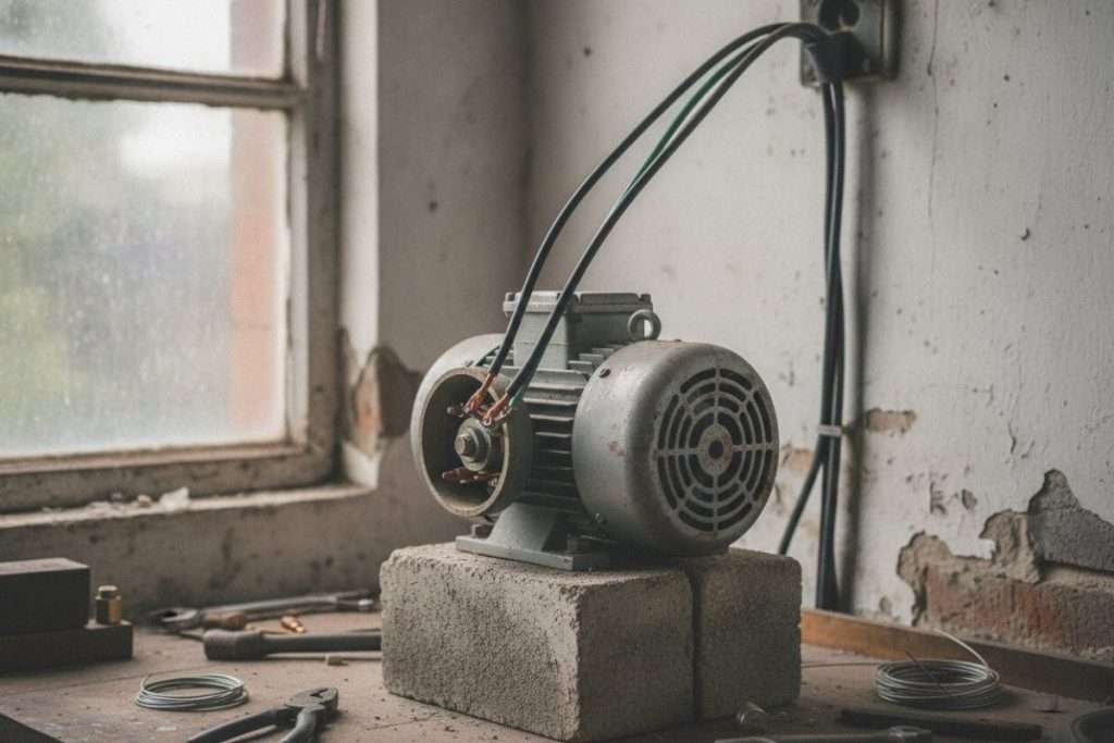 Branchement moteur monophasé 220V : les 3 fils