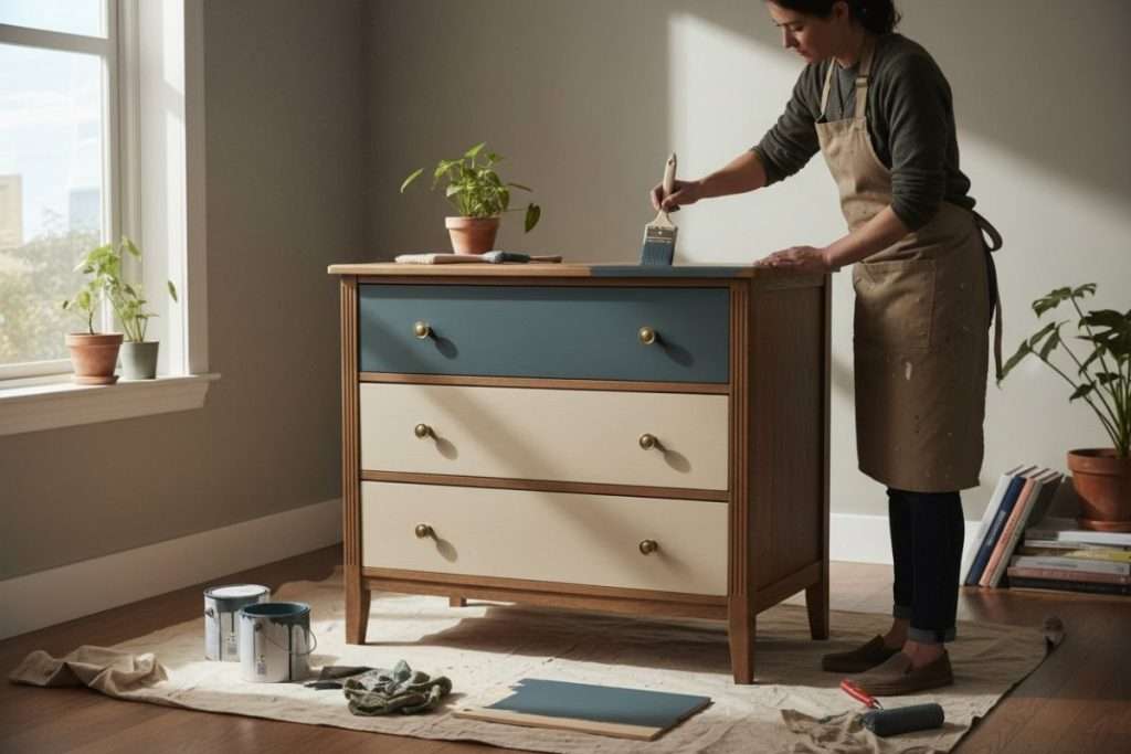 Comment relooker une commode à trois tiroirs ?