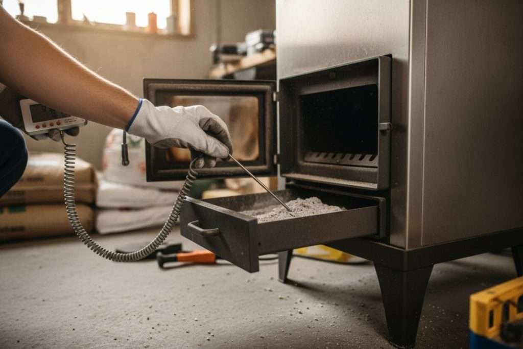 Emplacement sonde température poêle à granulés : où la placer ?