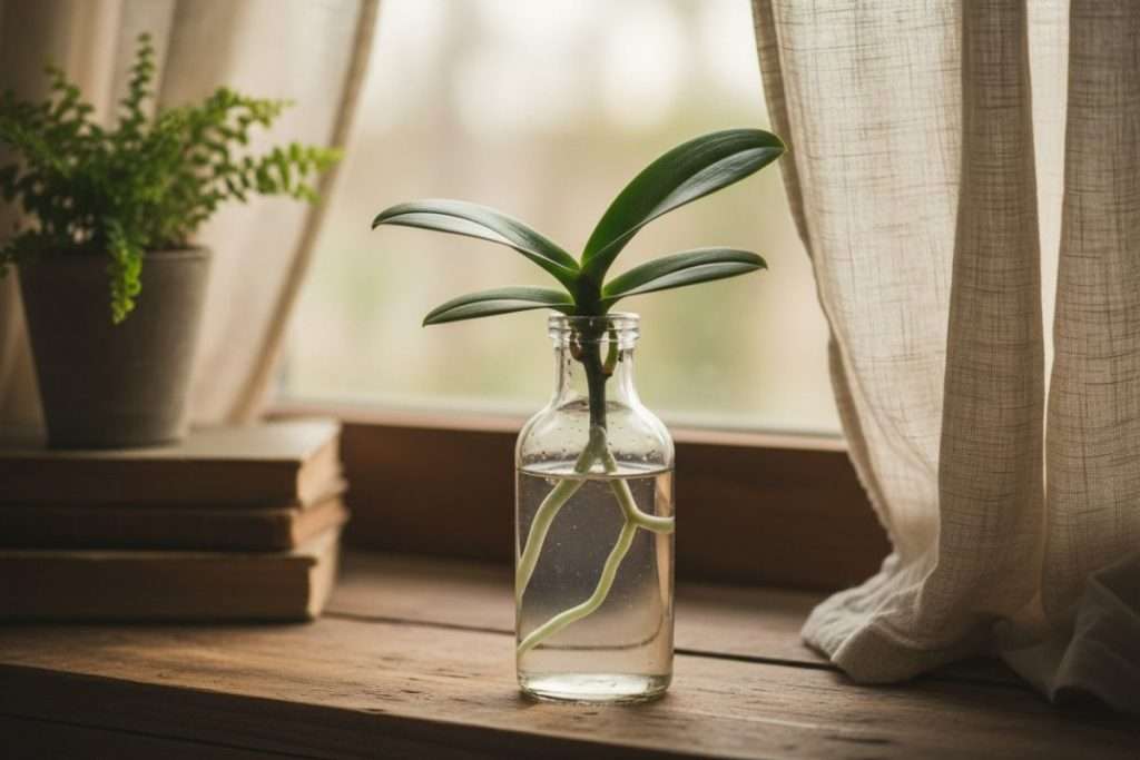 Keiki orchidée sans racine : comment stimuler son enracinement ?