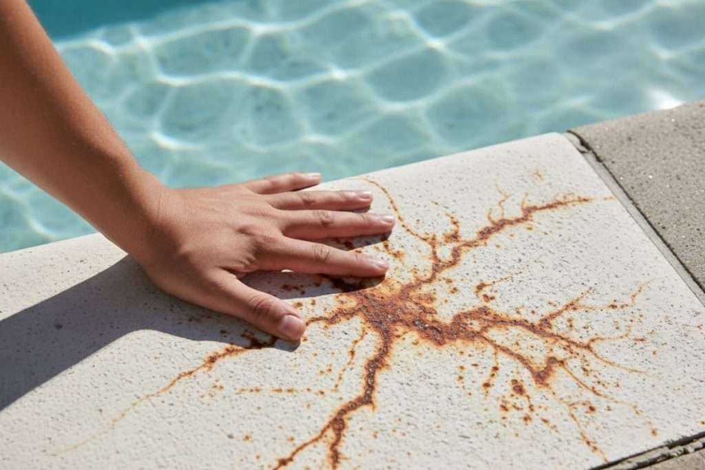 Rouille piscine au sel : causes, prévention et solutions